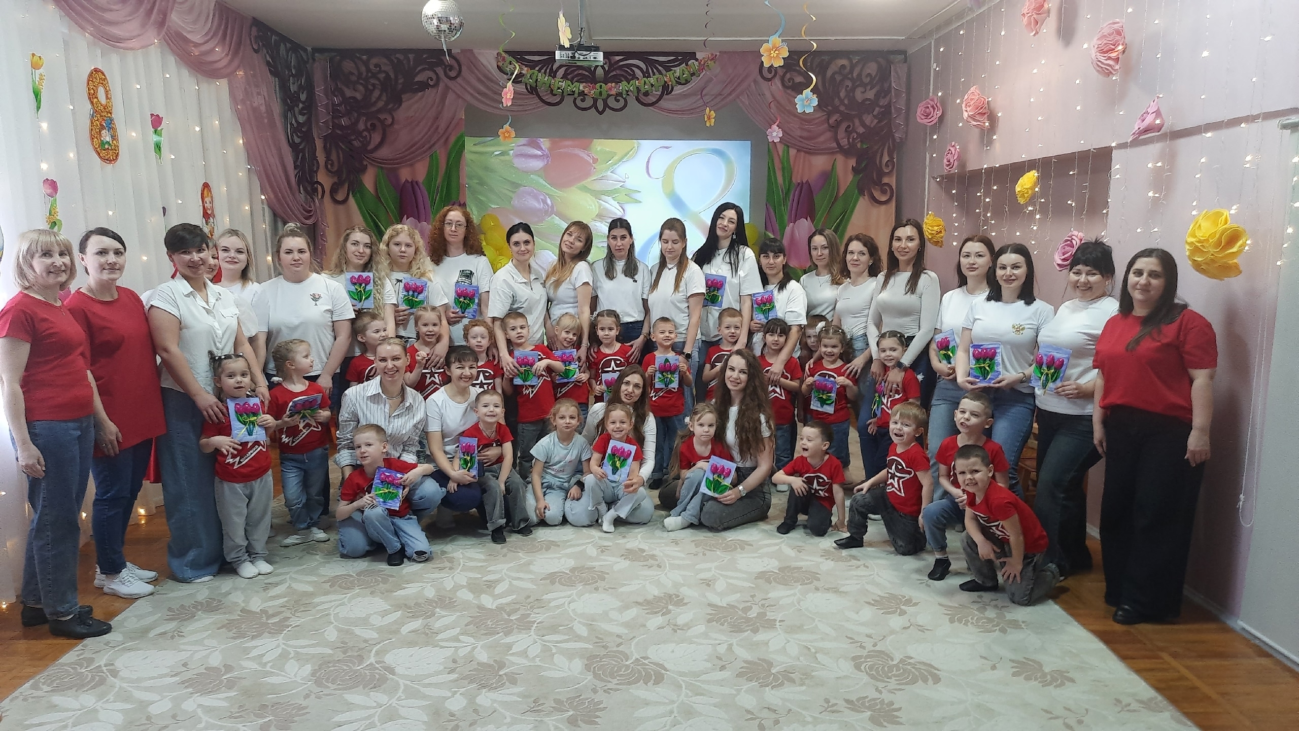 В детских садах поселения состоялись чудесные утренники, посвящённые Международному женскому дню!
