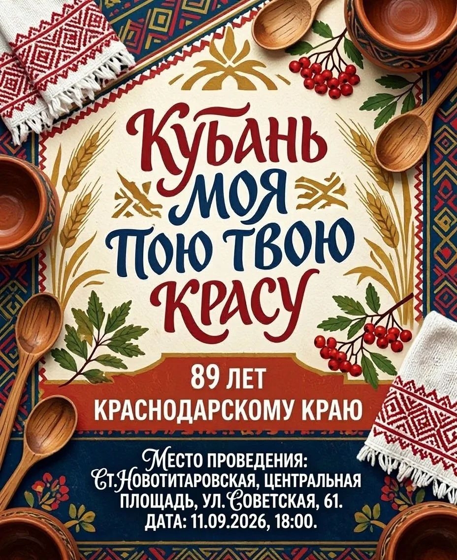 Торжественный концерт «Кубань моя, пою твою красу»