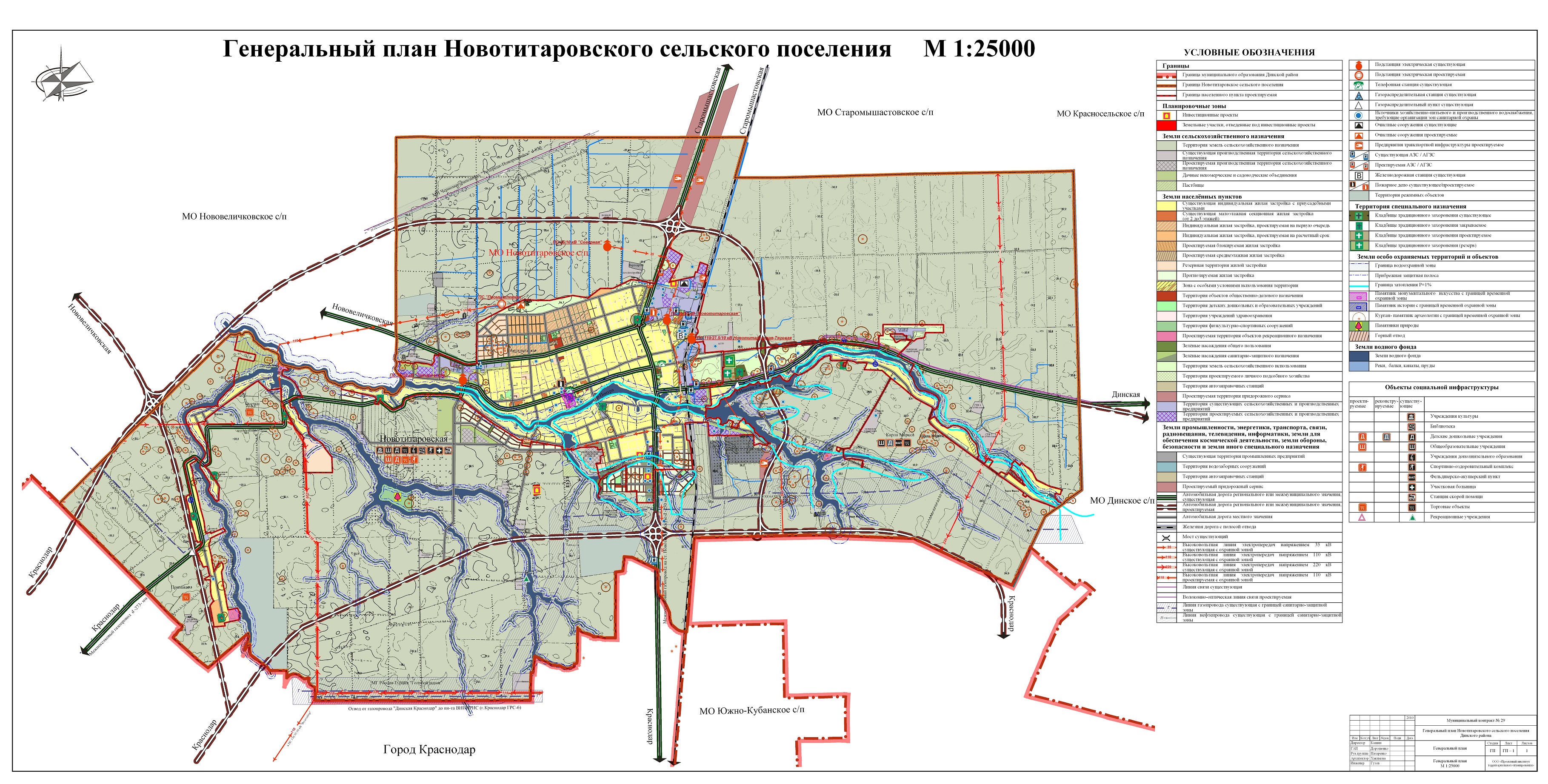 Новотитаровская краснодарский на карте