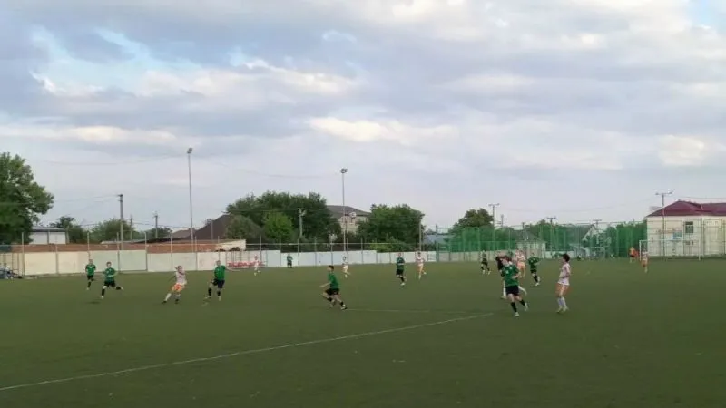 В рамках чемпионата Динского района состоялся футбольный матч