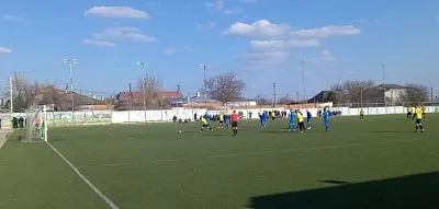 На стадионе "Олимп" прошел яркий футбольный матч краевого предсезонного турнира "Подснежник"!