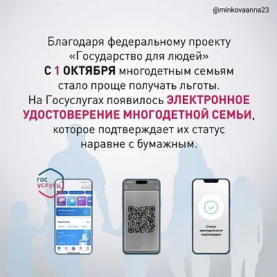 На портале Госуслуги заработал сервис для многодетных семей «Жизненная ситуация»
