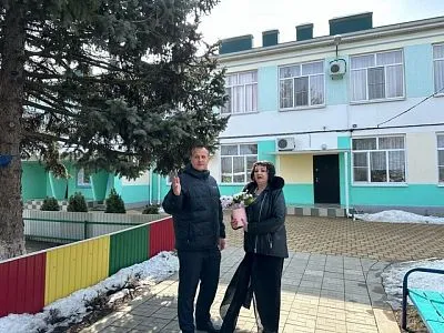 Исполняющий обязанности главы Новотитаровского сельского поселения Семен Васильченко посетил БДОУ МО Динской район "Детский сад №59"