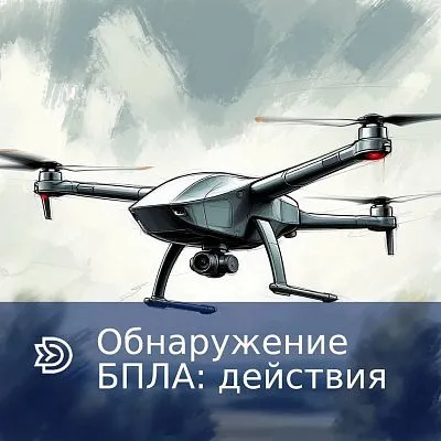 Алгоритм действий в случае обнаружения беспилотных летательных аппаратов (БПЛА):