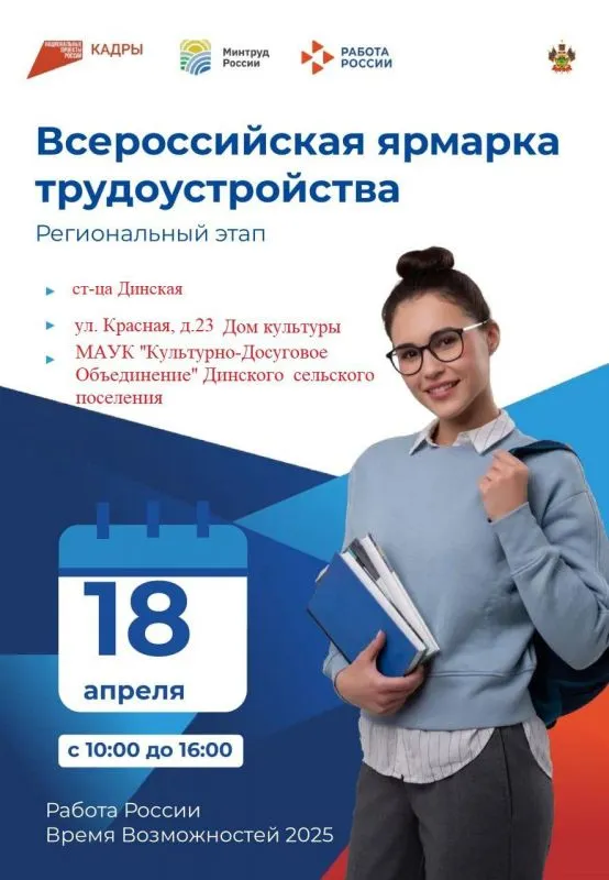 Всероссийская ярмарка трудоустройства"Работа России. Время возможностей"